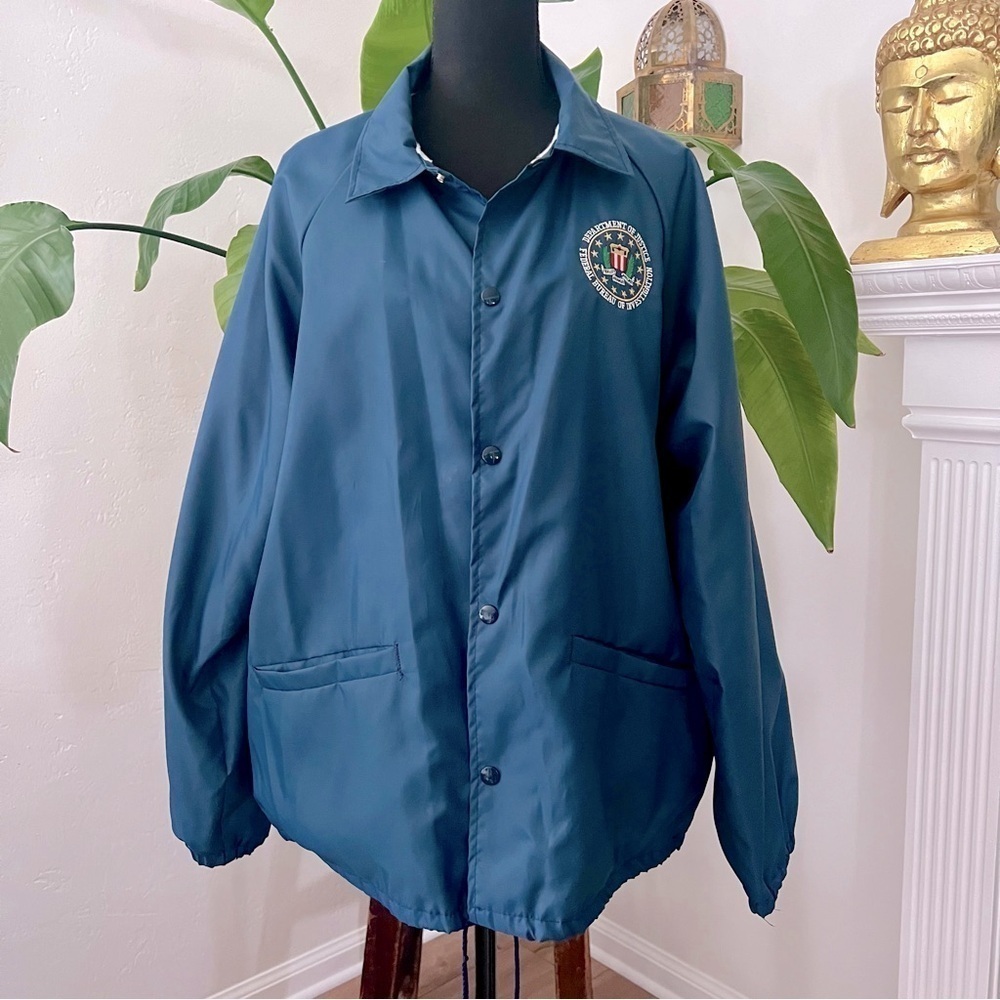 Vintage FBI Navy WindBreaker Jacket
